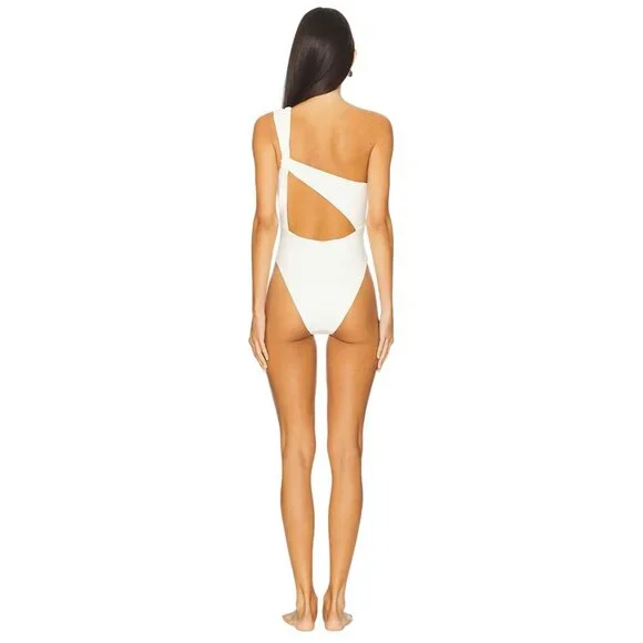 Marcia B Maxwell Aurora One Piece in Cream Small New Womens Swimsuit - Picture 2 of 10